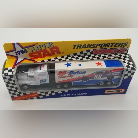 1994 Matchbox Super Star Transporter Series II - # 52 AC-Delco Racing - Picture 6 of 8